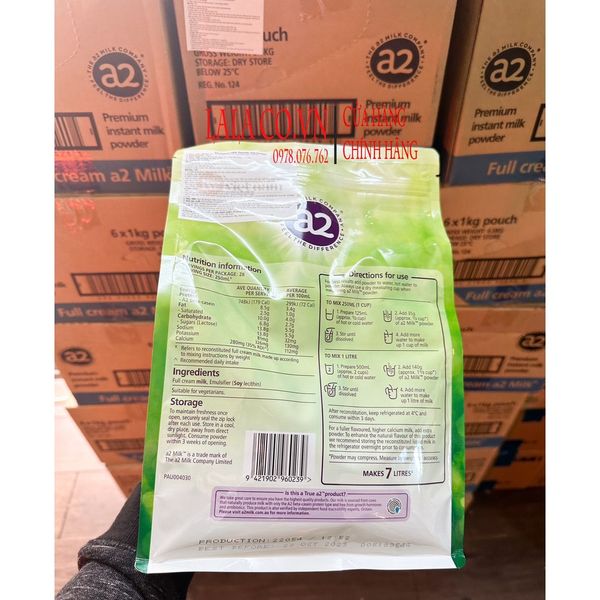 Sữa Nguyên Kem/tách kem Dạng Bột A2 Úc 1kg