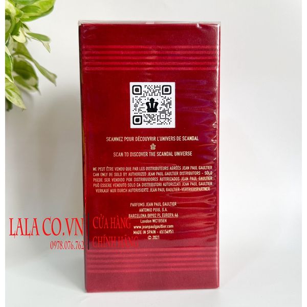 Nước Hoa Nam Jean Paul Gaultier Scandal Pour Homme EDT 100ml; mùi hương Ngọt Ngào,  Cuốn hút, Sang trọng.