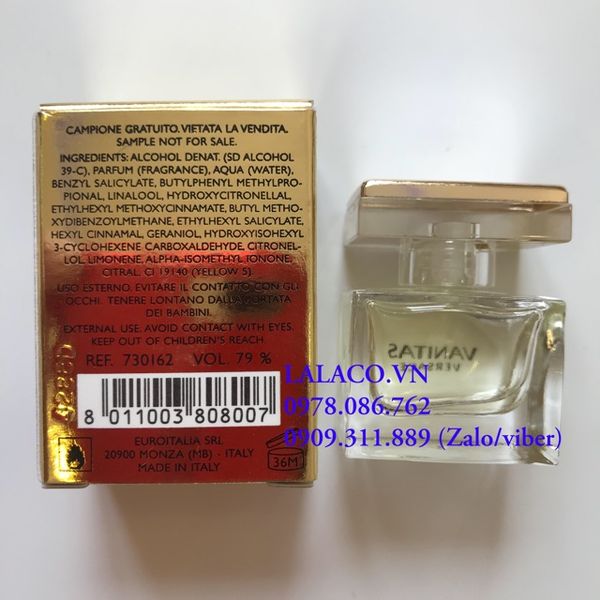Nước hoa Mini Nữ chính hãng Versace Vanitas 4.5 ml