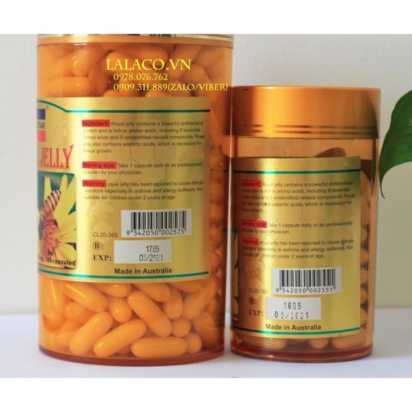 Sữa Ong Chúa Úc Costar Royal Jelly 1450mg