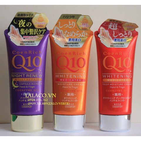 Kem dưỡng da tay Kose Coenrich Q10 Nhật Bản 80g