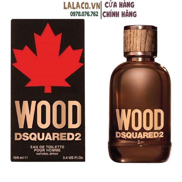 Nước Hoa Nam DSQUARED2 Wood EDT100ml; Cuốn hút, Mạnh mẽ, Nam tính