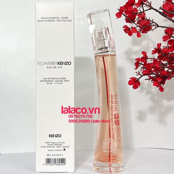 [Tester] Nước Hoa Kenzo Flower By Kenzo Eau De Vie Eau De Parfum 50ml
