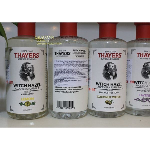 [ Chính hãng ]  Nước hoa hồng không cồn Thayers 355ml