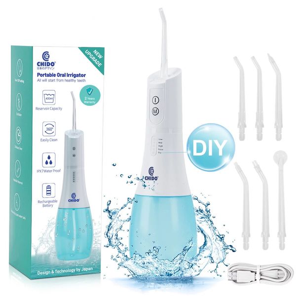 Máy Tăm Nước CHIDO Cầm Tay, 5 Đầu Phun, Bảo hành 2 năm