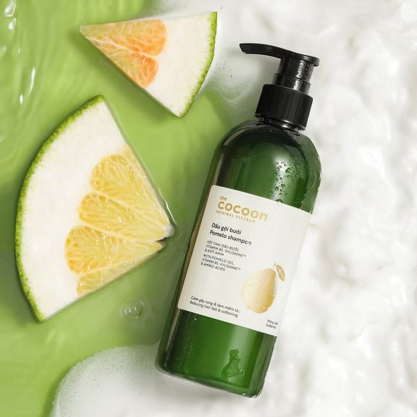 Bộ dầu gội bưởi Pomelo Cocoon + Dầu xả bưởi Pomelo Cocoon 310ml thuần chay