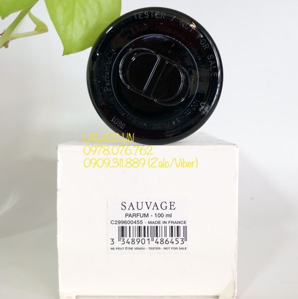 [Tester - Parfum] Nước hoa Nam Dior Sauvage Parfum 100ml - Mẫu 2019