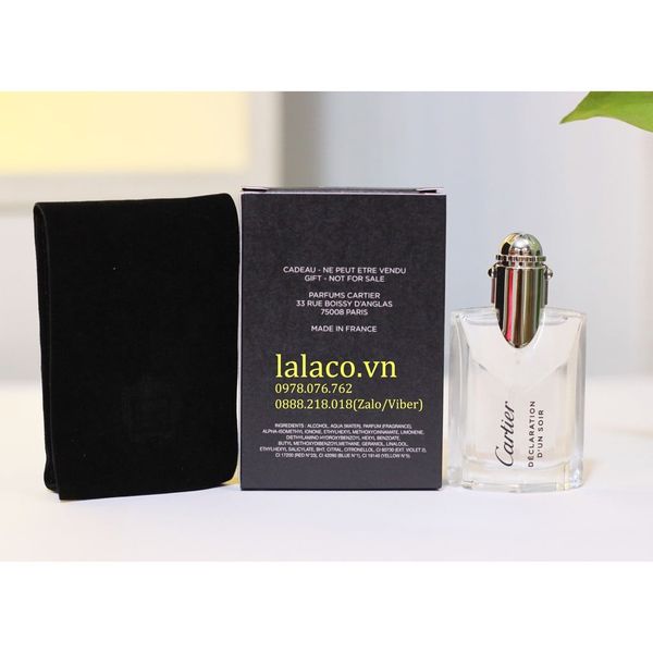 Nước hoa mini nam Cartier Declaration d'Un Soir 12.5ml
