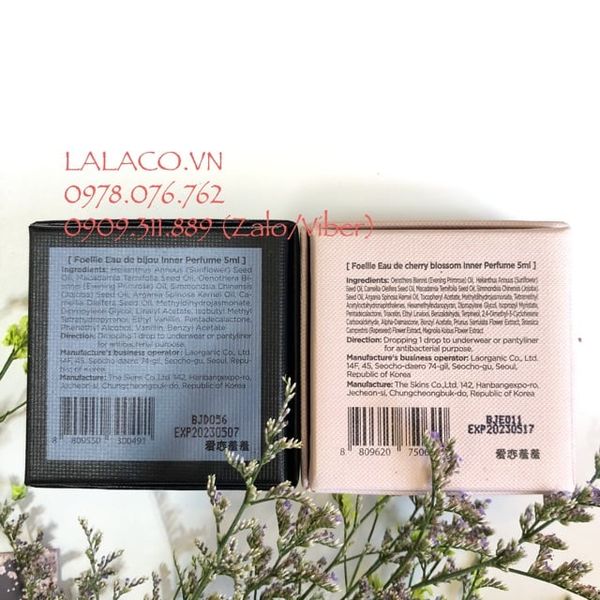 Nước Hoa Vùng Kín FOELLIE EAU DE BIJOU Hàn Quốc