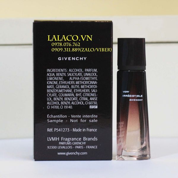 Nước hoa mini Very Irresistible Givenchy L'Intense 4ml