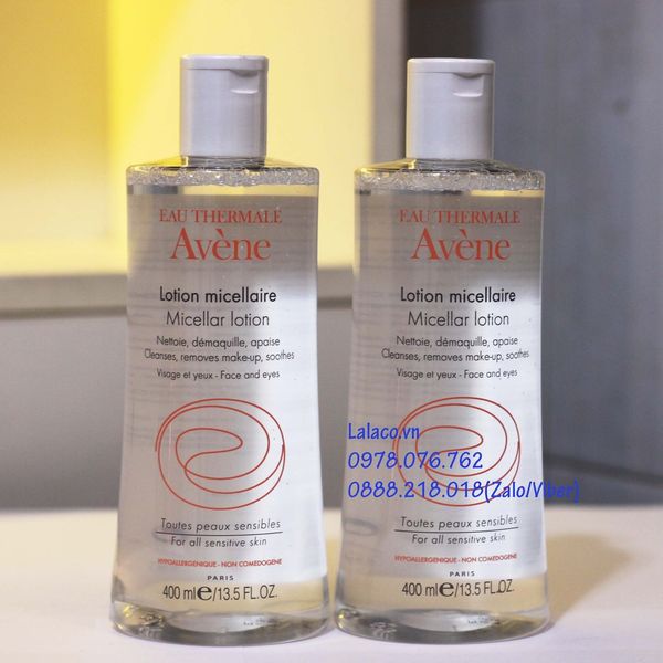 Tẩy trang cho da nhạy cảm Micellar Lotion Avene 400ml