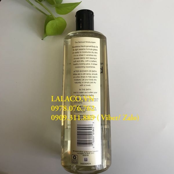 Dầu dưỡng thể Neutrogena Body Oil Light Sesame Formula 473ml - Hàng Mỹ