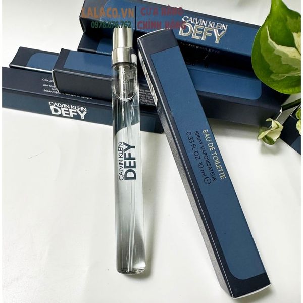 [Ống 10ml] Nước Hoa Nam Calvin Klein Defy For Men EDT 100ml; dạng xịt