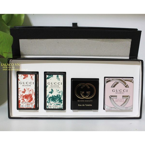 Bộ Nước Hoa Mini Gucci 4 Chai Cho Nữ