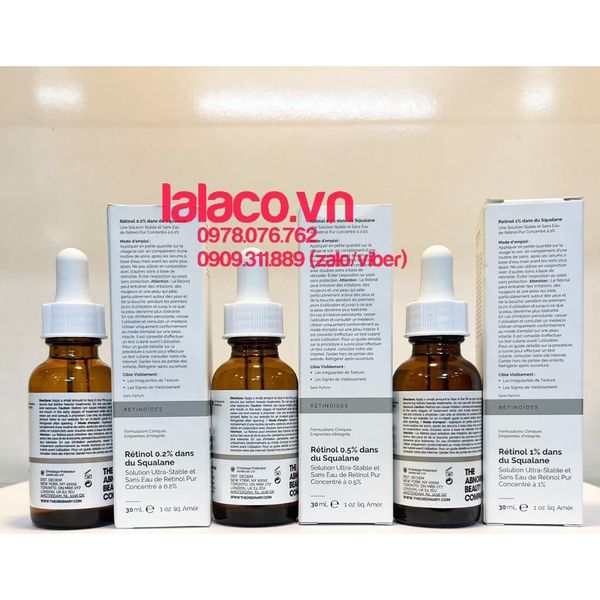 Tinh chất Retinol Squalane nồng độ 0.2% - 0.5% - 1% - The Ordinary