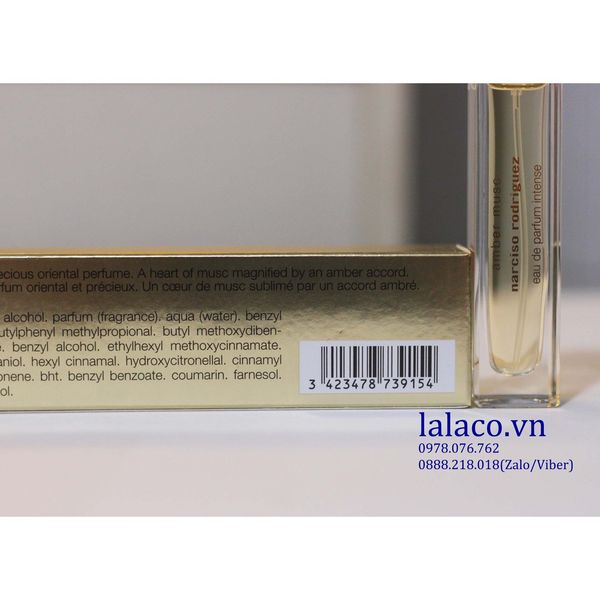 Nước Hoa Nữ Narciso Rodriguez Amber Muse EDP 10ml