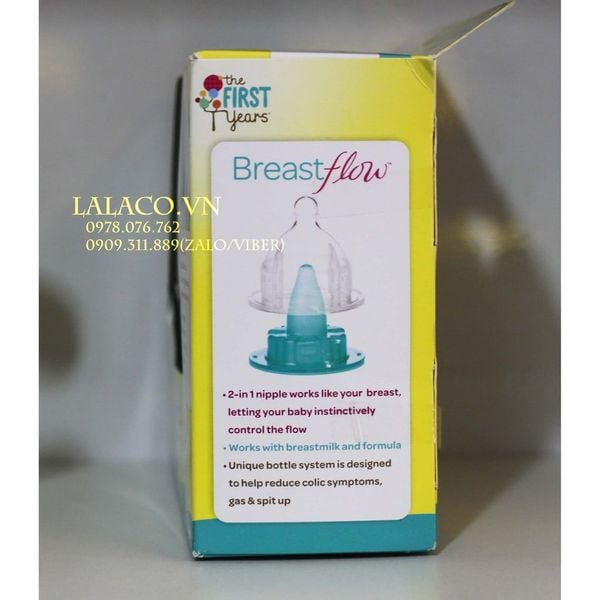Bình sữa BREASTFLOW – THE FIRST YEAR 150ml - Hàng Mỹ