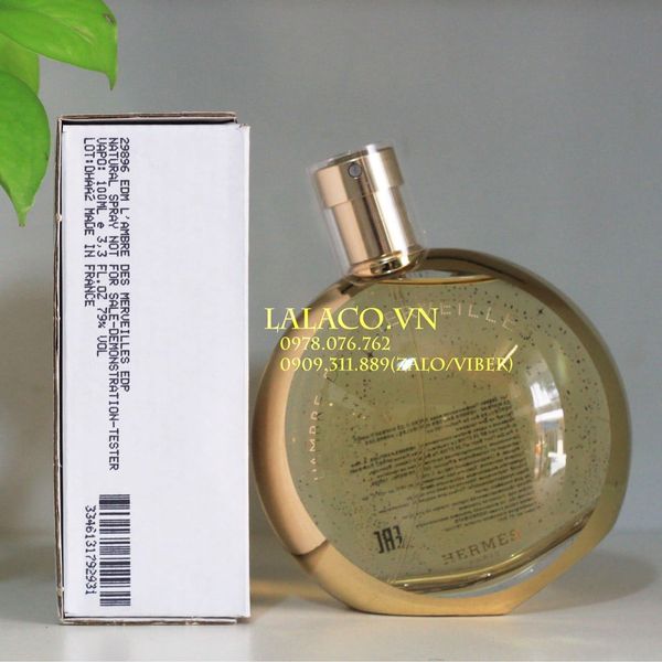 Nước hoa Tester Hermes L’Ambre des Merveilles EDP 100ml
