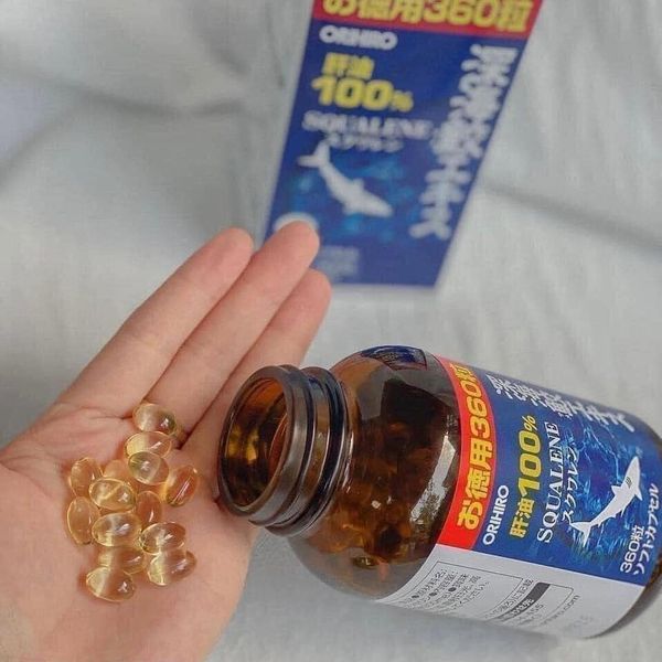 Viên Uống Sụn Vi Cá Mập Orihiro Squalene 360 viên Nhật Bản