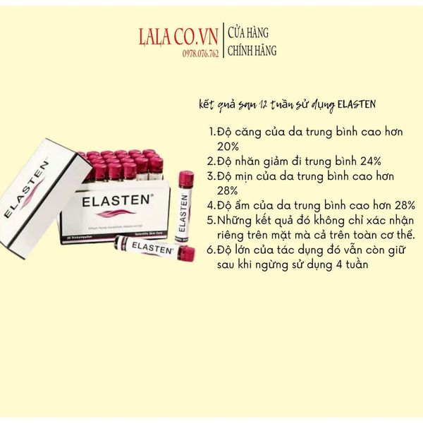 [HÀNG CTY - 28 ống x 25ml - có tách lẻ ] Collagen Elasten Dưỡng Da Đức Giúp Da Căng Mịn, Chống Lão Hóa, Tóc Chắc Khỏe