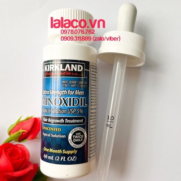 Lọ Dung Dịch Minoxidil 5% Kirkland Của Mỹ 60ml