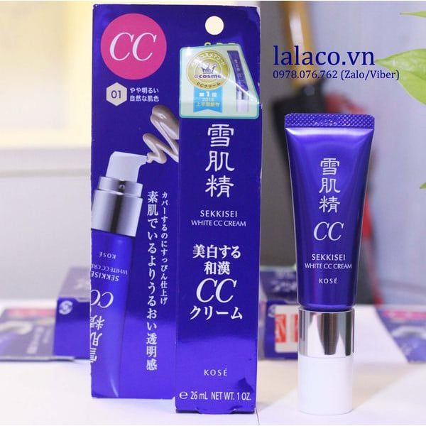 Kem trang điểm CC Cream Kose Sekkisei White 30g Nhật Bản