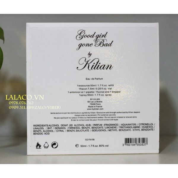 Bộ Nước hoa Kilian Good Girl Gone Bad 50ml (50ml Refill)