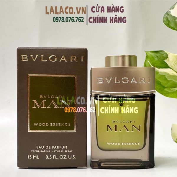[15ml] Nước Hoa Nam BVLGARI EDP Terrae Essence/ Wood Essence/ Glacial Essence