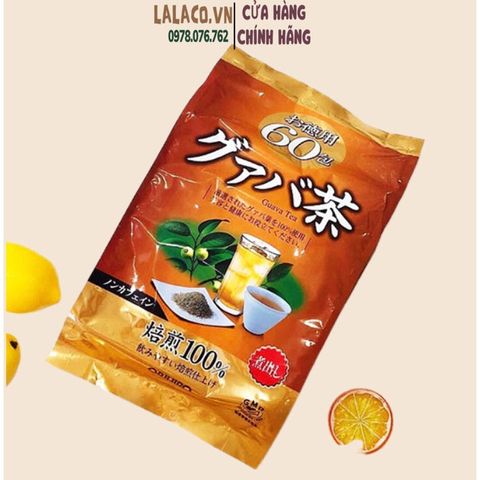 Trà Ổi Giảm Cân Orihiro Guava Tea Nhật Bản 60 Gói