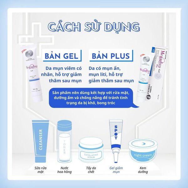 Gel Giảm Mụn Ẩn Và Thâm Gamma Megaduo Gel 15 gram