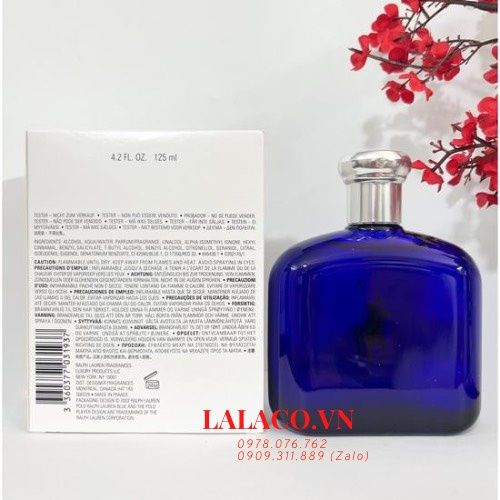 [Tester] Nước hoa Nam Ralph Lauren Polo Blue EDT 125ml - mạnh mẽ, nam tính, hấp dẫn.