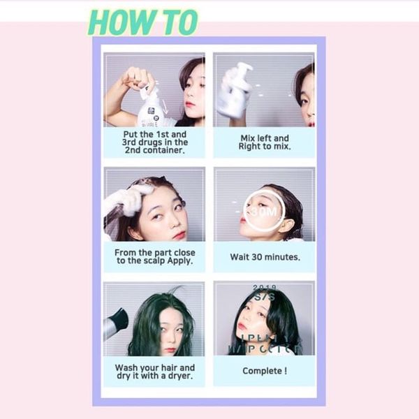 Thuốc Nhuộm Tóc BlackPink/ Thuốc Nhuộm Tóc Tại Nhà Dạng Bọt Mise en Hello Bubble