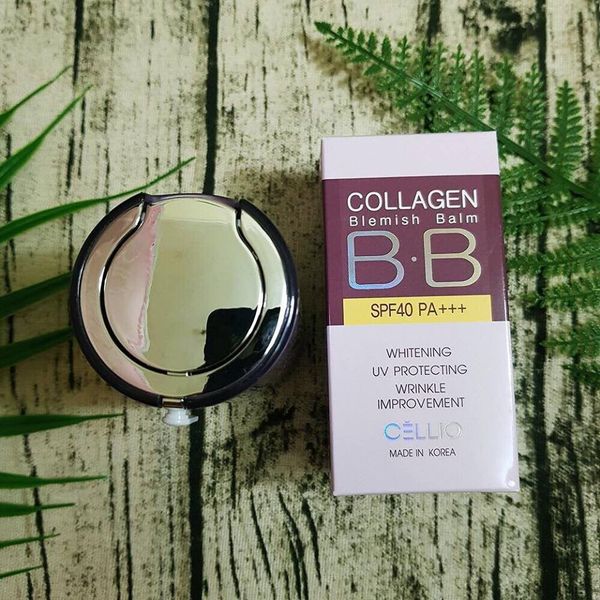 Kem nền BB Collagen Cellio Hàn Quốc Tone 21 40ml