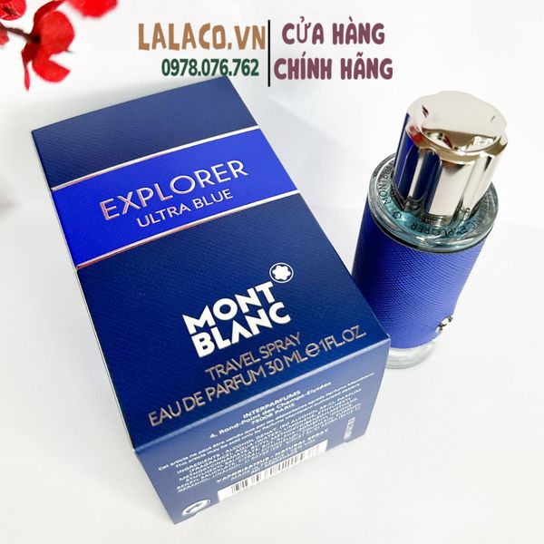 Nước hoan Nam MontBlanc Explorer Ultra Blue EDP 30ml/100ml; hương thơm tươi mát