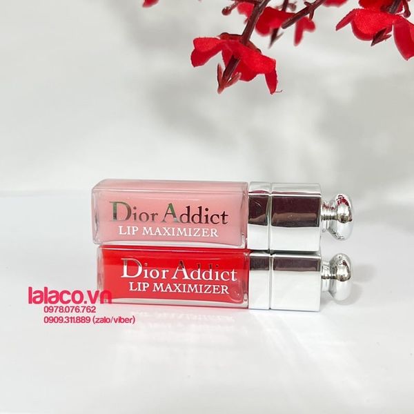 [ 2ml - Hàng auth ] Son Dưỡng Môi Dior Addict Lip Maximizer Mini - Hàng Pháp