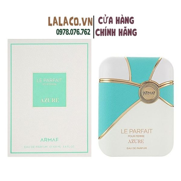 Nước Hoa Nữ Armaf Le Parfait Azure Pour Femme EDP 100ml; thanh mát như mùa hè trên bãi biển