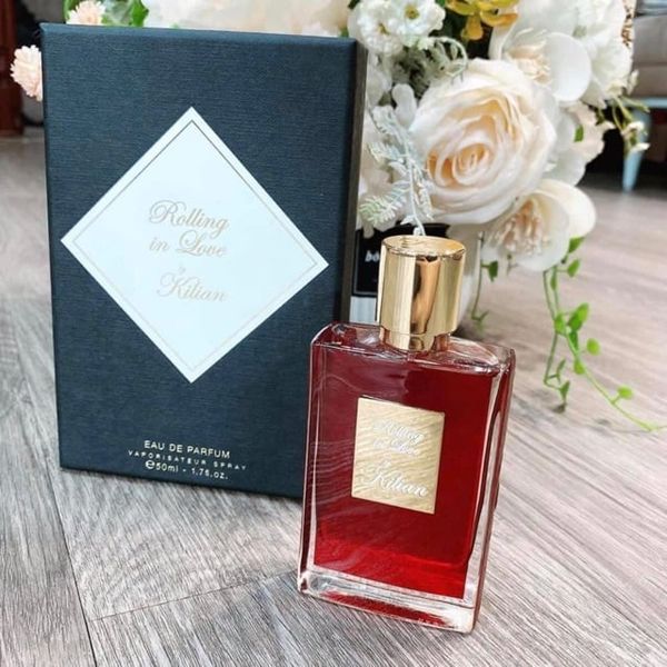 Giftset Nước Hoa Kilian Rolling In Love EDP ( 50ML + Son Kilian 240 ) -  Vị ᴛìɴʜ ʏêᴜ ᴛʜăɴɢ ʜᴏᴀ