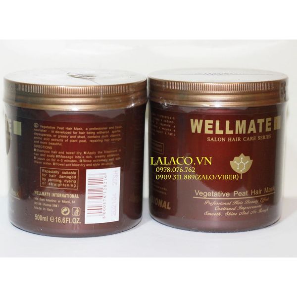 Kem Ủ Tóc Wellmate 500ml Của Ý