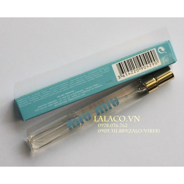 [ Chính hãng ] Ống Nước Hoa Miu Miu L’Eau Bleue Eau De Parfum 10ml