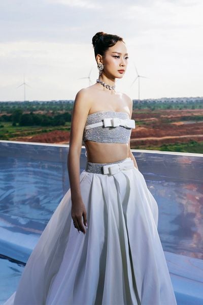  GLAMOUR COLLECTION - NORA SET WHITE 