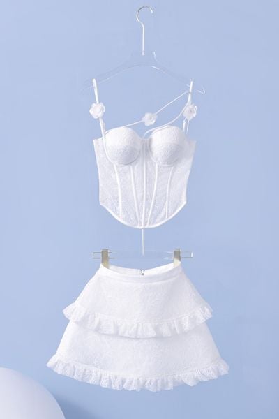  SUMMER VIBE Kate Set - White 