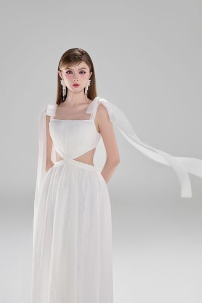  MELINE MARTHA DRESS - WHITE 