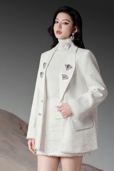  Snowfall Elegance Kera Blazer 