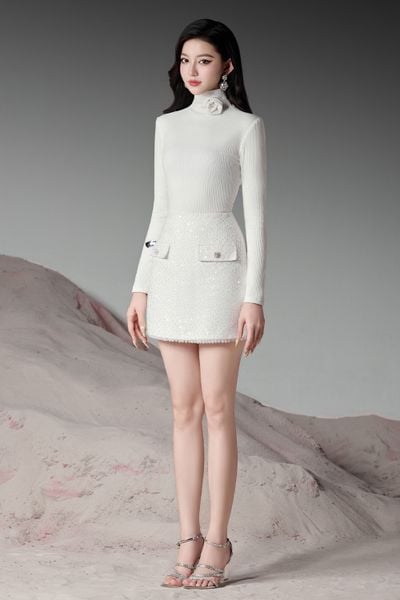  Snowfall Elegance Kera Top 