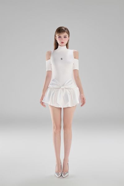  LE JARDIN DE JENNY Kate Dress - WHITE 