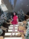  LE JARDIN DE JENNY Kate Dress - Red 