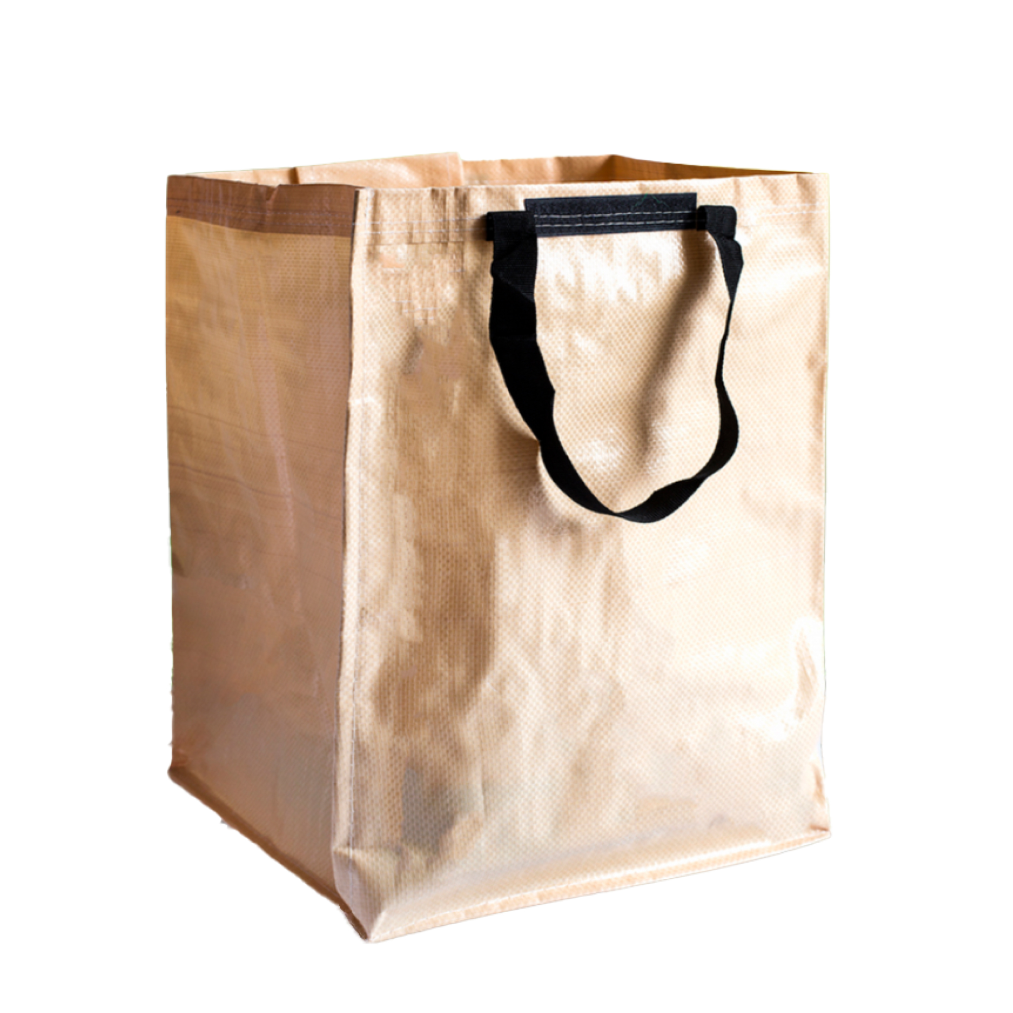 Garden bag with magic tape