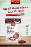  Đậu đỏ kidney hữu cơ C’LaVie 200g 