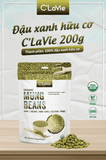  Đậu xanh hữu cơ C’LaVie 200g 