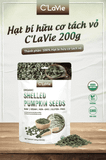  Hạt bí hữu cơ đã tách vỏ C’LaVie 200g 